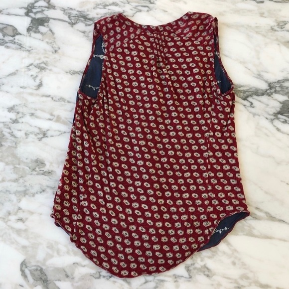 Anthropologie Floral Embroidered Sleeveless Blouse - Picture 2 of 5